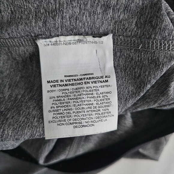 NIKE Pro Women's Dri-Fit Gray Training Capri Compression Yoga Pants Size Medium - Picture 11 of 13